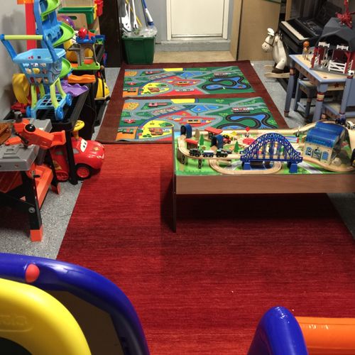Helped us create a play room for three boys. Thank