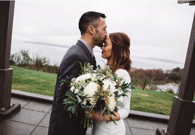 We recently eloped in Seattle in a small ceremony 