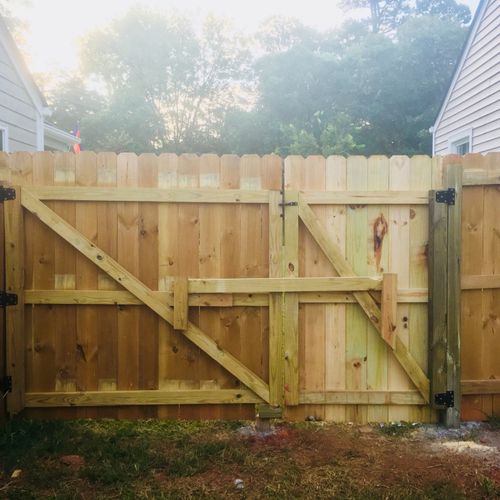Mike did a fantastic job turning my fence into a 1