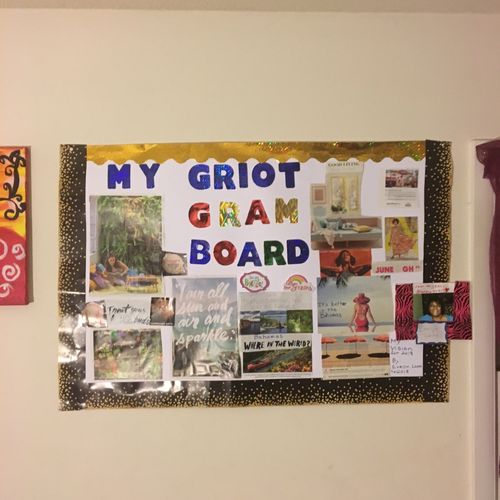 I had a magnificent time creating my Griot Gram Bo