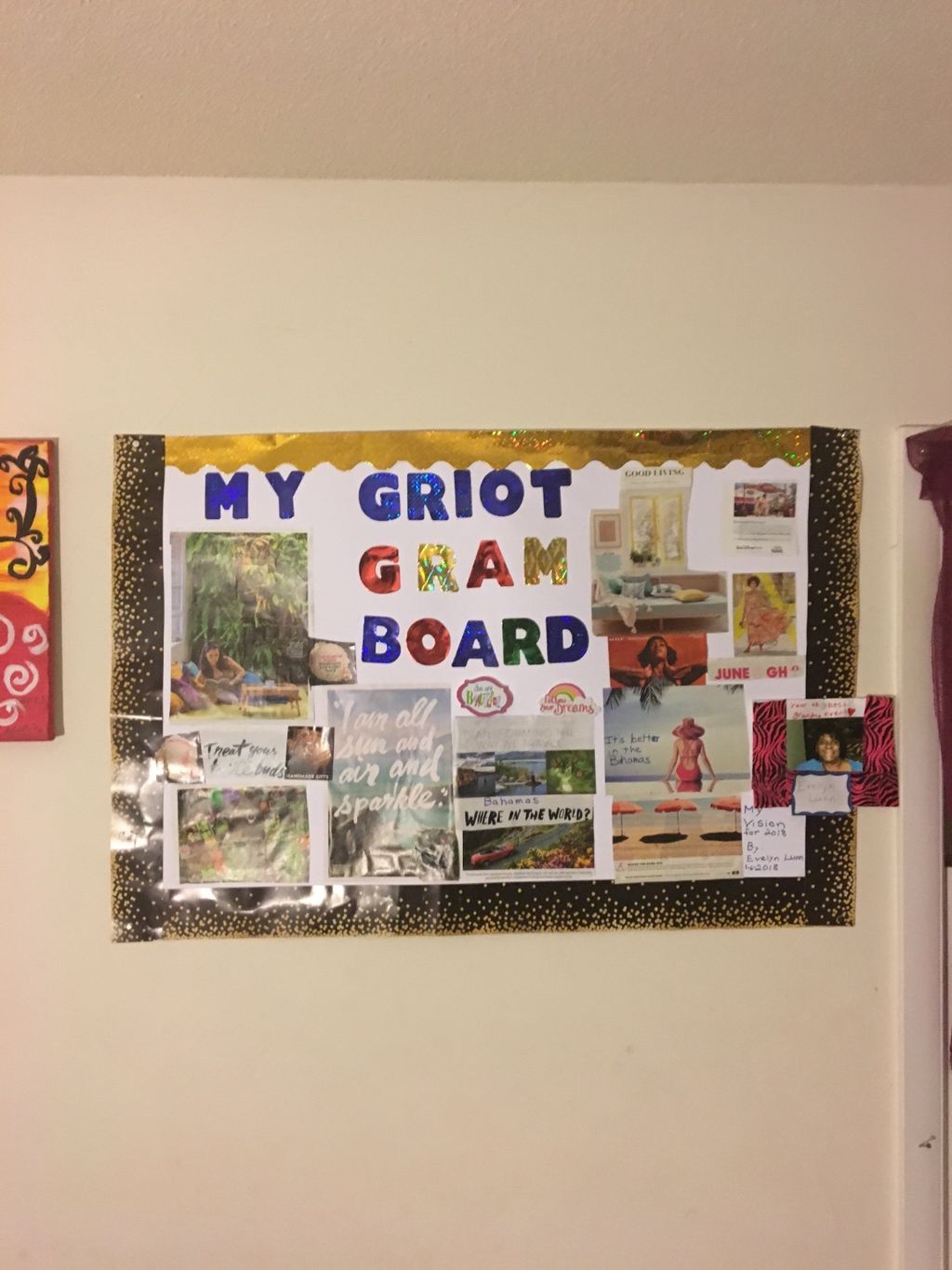 I had a magnificent time creating my Griot Gram Bo