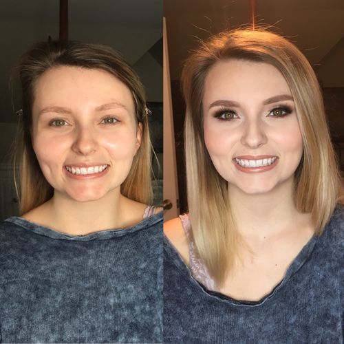 Mackenzie did an incredible job on my makeup! Not 