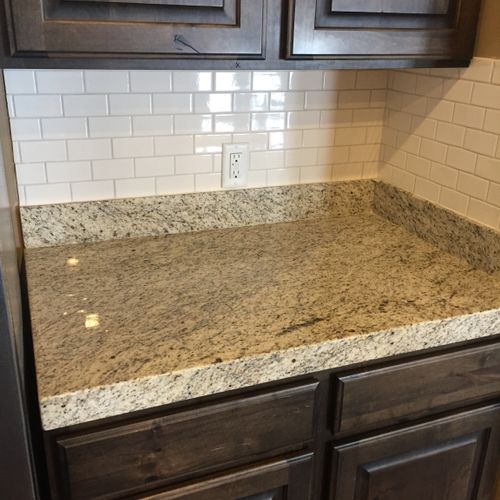 Need a backsplash done? Shawn is your guy! We are 