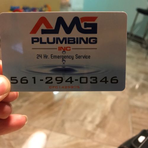 Amh plumbing has very professional and reliable te