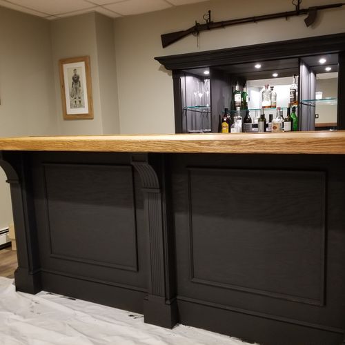Love, love our new bar! Came out better than expec