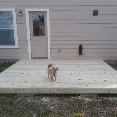 They did a great job with building my small deck. 