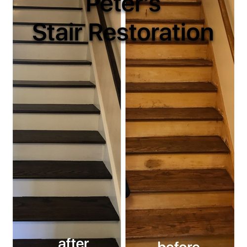 Peter did a wonderful job and the stairs look grea