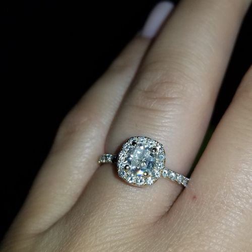 My fiance got my engagement ring from Gina and I l