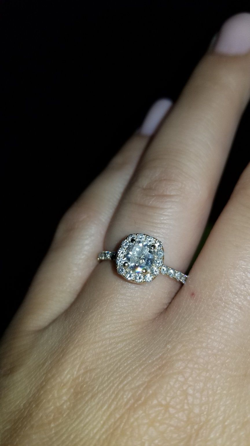 My fiance got my engagement ring from Gina and I l