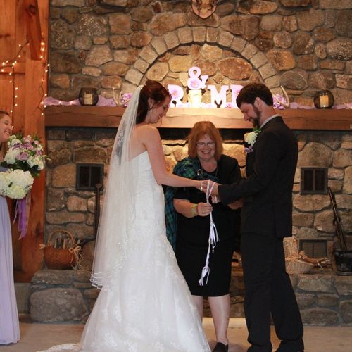 Linda was more of an officiant than we ever could 