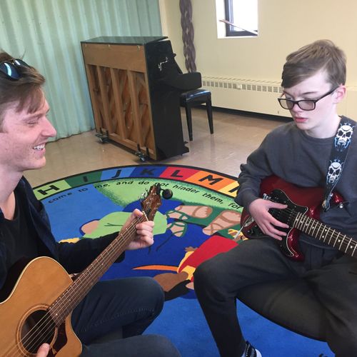 My son, Charlie, has been taking music lessons fro