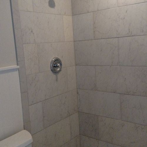 We have used Steve for all of the tile work in our