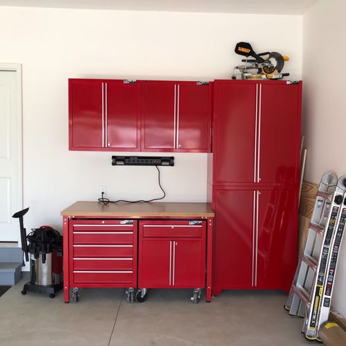 Garage cabinets turned out great. Very responsive 