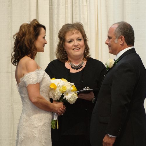 Reverend Lori performed our wedding ceremony sever