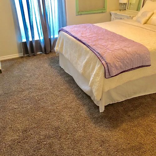 Creative Solutions installed carpet in 3 bedrooms 