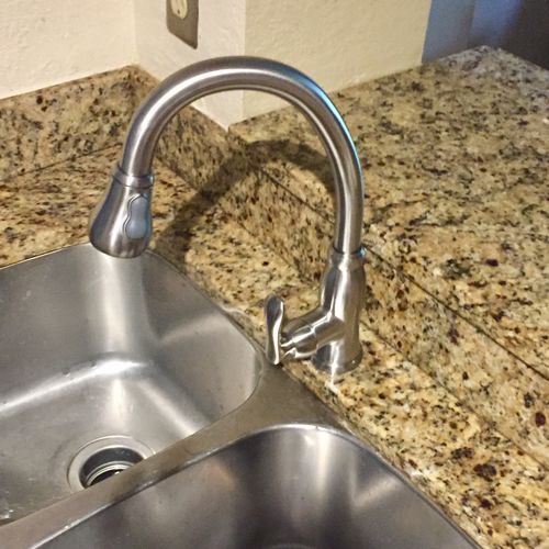 Our kitchen sink faucet was leaking terribly. I se