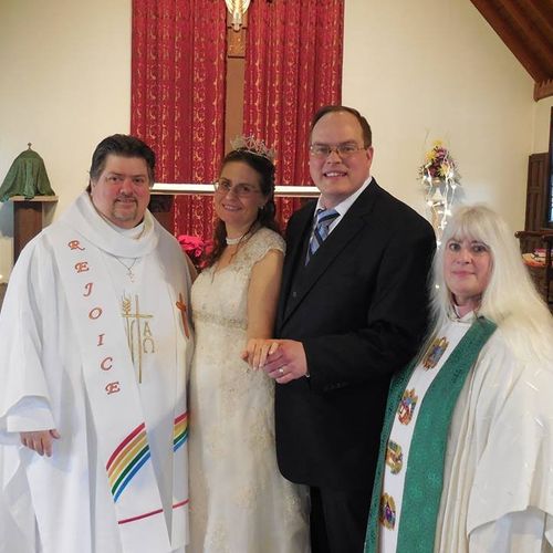Rev. Maura helped us immensely for our wedding.  H