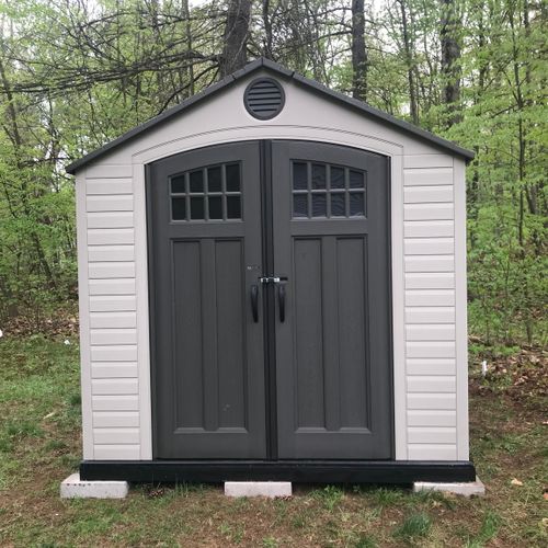 I hired Charles to build a shed and he did amazing
