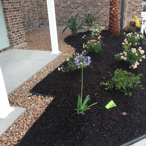 We absolutely love our new landscaping and sprinkl