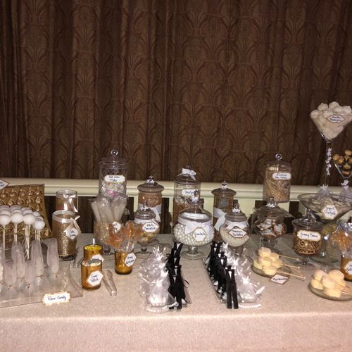 Hired for Candy Bar Set-up at my wedding yesterday