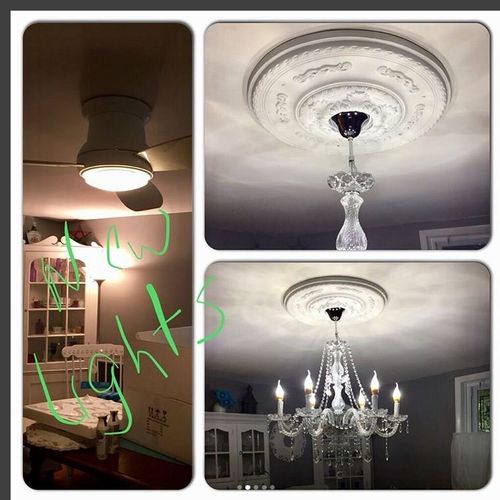 I had 5 ceiling lights to be replaced, he was able