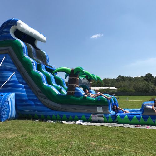 Tallest water slide I could find! Best prices arou
