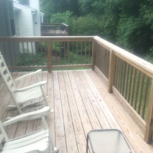 Dertek Home gave us a great quote on our new deck.