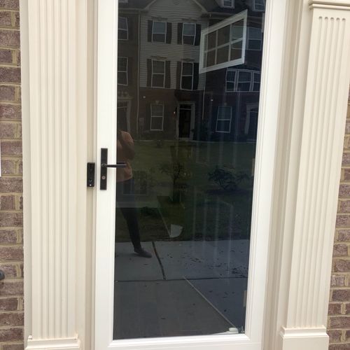 I hired H&J to install a storm door.  Hector arriv