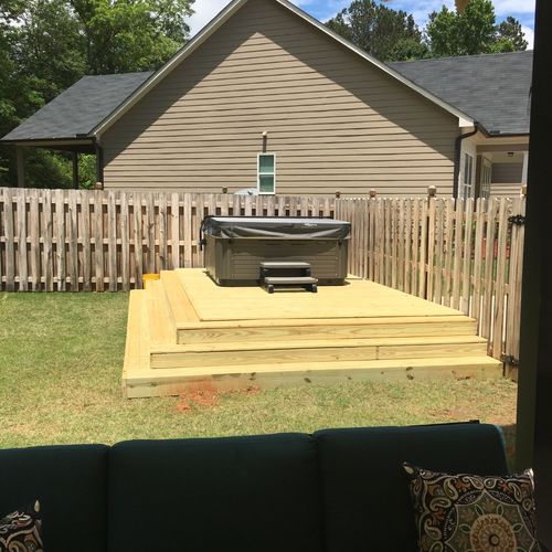 We love the deck Jody built for us.  I would recom