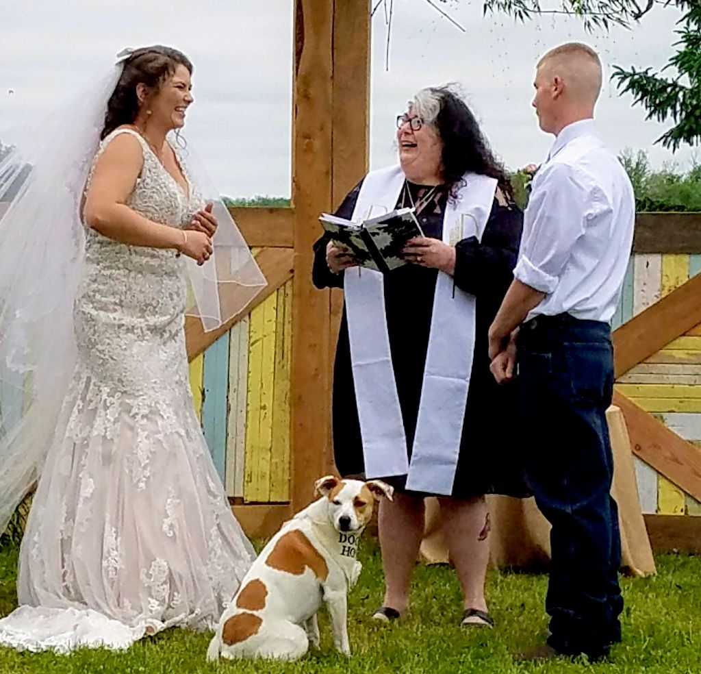 Carole was the officiant for mine and my husbands 