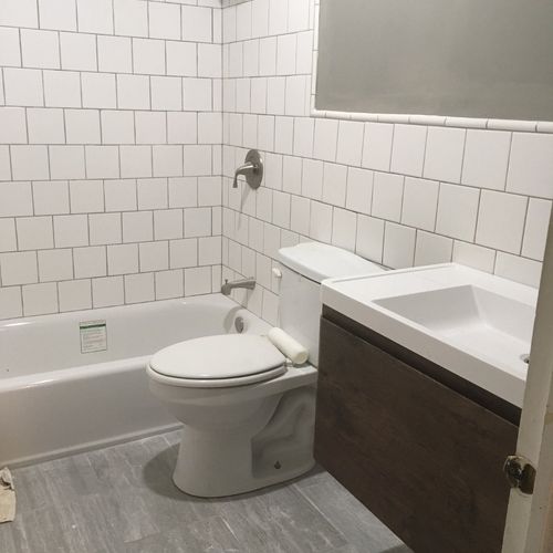 We went with Time Services for our bathroom remode