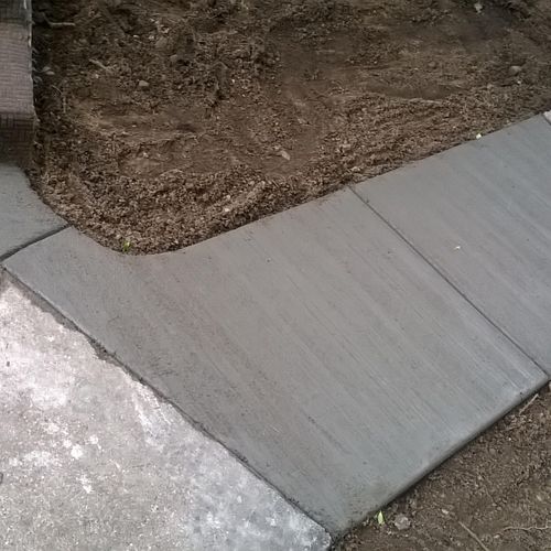 I had to replace several feet of the walkway in fr