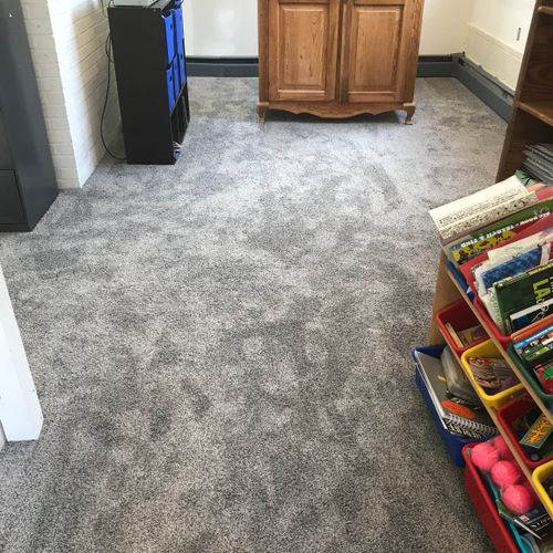 Did a wonderful job putting our carpet in. Kind an
