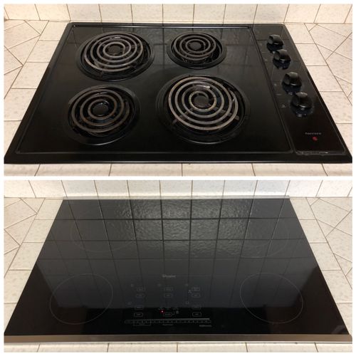 Johnny did a great job with my electric cooktop re