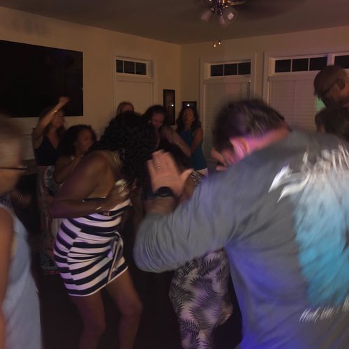 Terrance kept the dance floor full the entire nigh