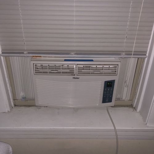 Needed a window AC unit installed ASAP due to the 