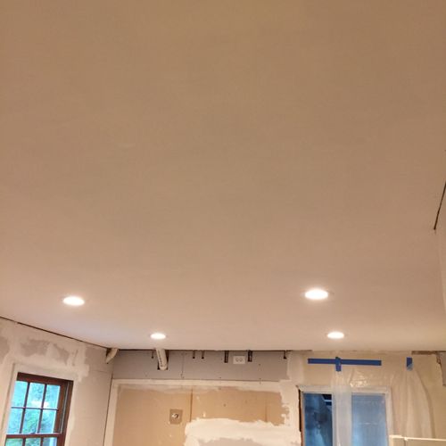 I needed drywall on a ceiling as part of a DIY kit