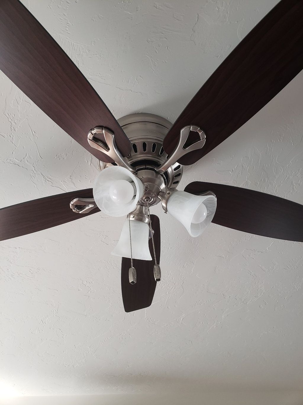 Matthew installed 2 new fans in my house to replac