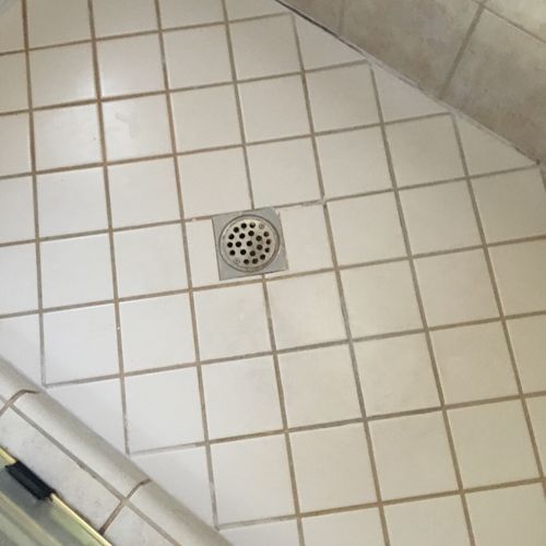 I hired Roman to replace bottom tile in the shower