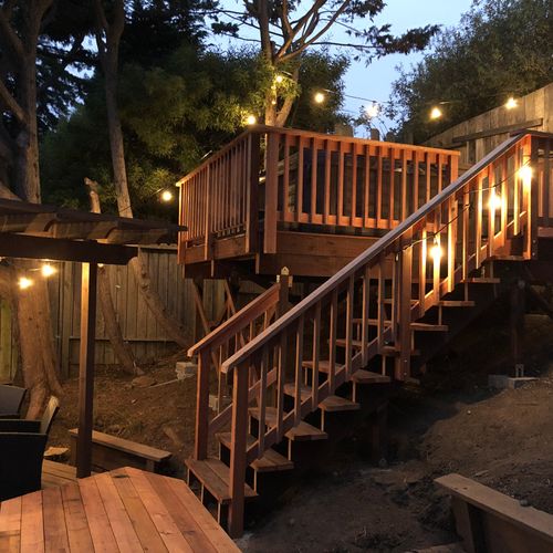 Randall and crew built a beautiful, sturdy deck to