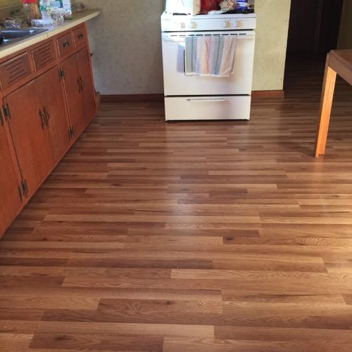 My hardwood floors were done in 2016 by a large, w