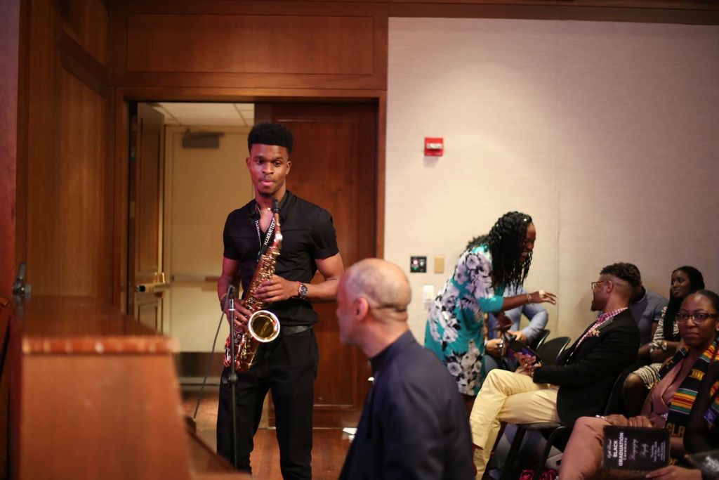 Noel performed for NYU's 8th annual Black Graduati