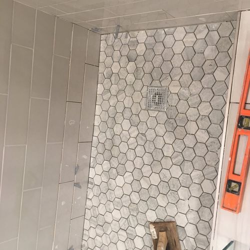 Marco did such an excellent job with our shower. W