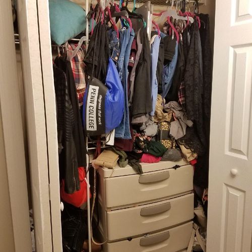 She was awesome! Organized my closet and now I hav