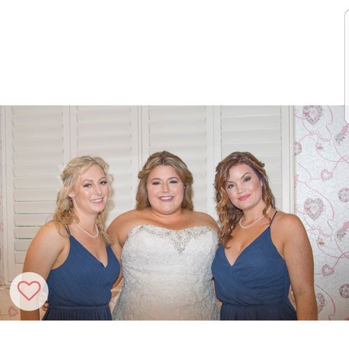 Katie did mine and my bridesmaids makeup for my we