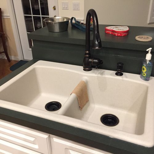 Mahir did a great job with our kitchen sink instal