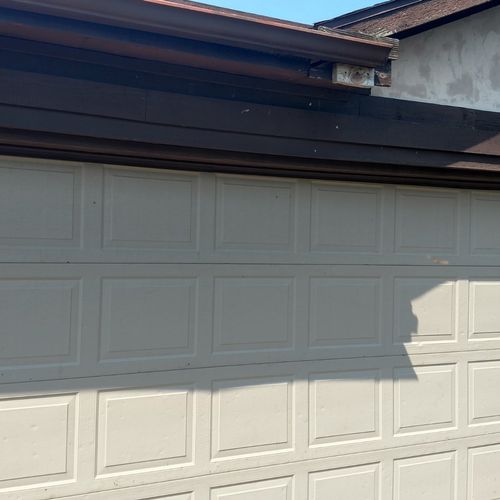 I inquired about a new garage door and had it repl