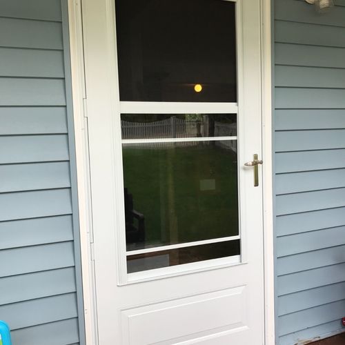 So I needed a storm door installed and chip respon