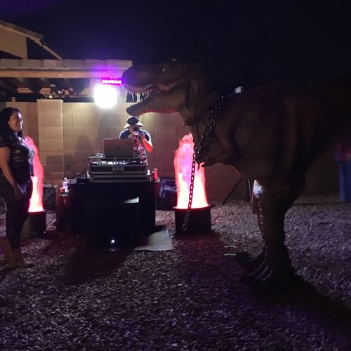 DJ Smooth did a awesome job at my Jurassic Park th