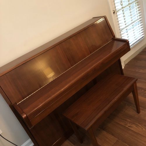 I have a piano that’s so precious to me as it was 